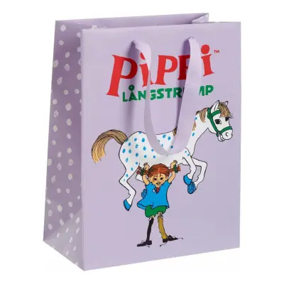 Presentpåse Pippi Långstrump Lila