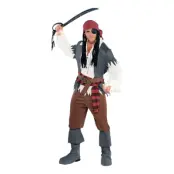 Cast Away Pirat Maskeraddräkt - Plus size