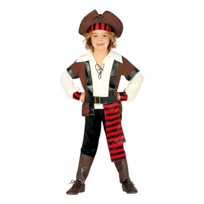 De Sju Haven Pirat Pojke Maskeraddräkt - Small