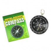 Fickkompass i Metall