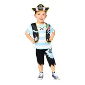 Greta Gris Pirat George Barn Maskeraddräkt - X-Small