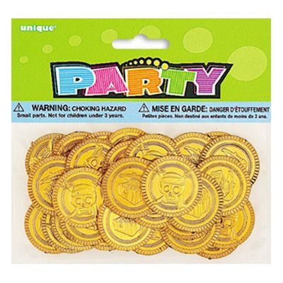 Gulddubloner Pirat - 30-pack