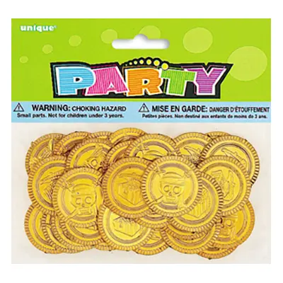 Gulddubloner Pirat - 30-pack
