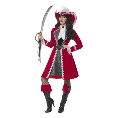 Kapten Krok Dam Maskeraddräkt - Large