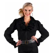 Kråsblus Svart Dam Deluxe - XXX-Large
