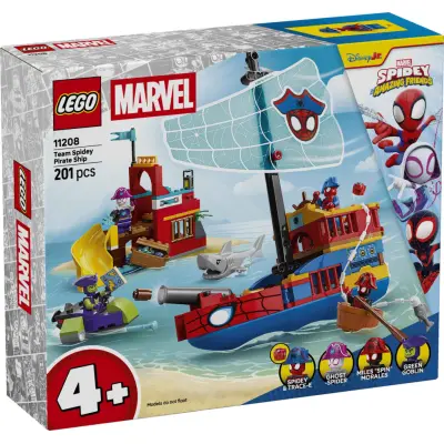 LEGO® Marvel Team Spideys piratskepp 11208 - LEGO -  Leksaksaffären