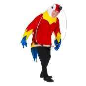 Papegoja på Pinne Maskeraddräkt - Medium/Large