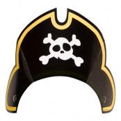 Partyhattar Pirat Jolly Roger - 8-pack