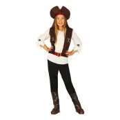 Pirat Barn Maskeraddräkt - Small