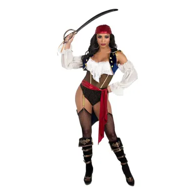 Pirat Body Deluxe Maskeraddräkt - Large