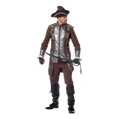 Pirat Deluxe Maskeraddräkt - Medium