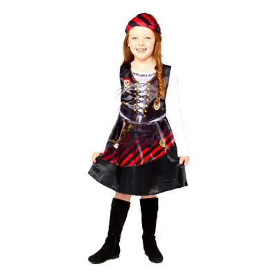 Pirat Klänning Barn Maskeraddräkt - Small
