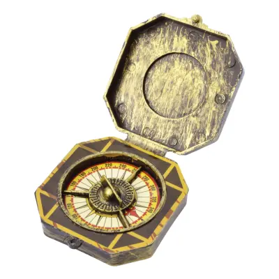 Pirat Kompass Guld