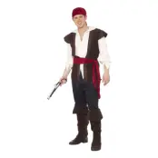 Pirat Maskeraddräkt - Medium