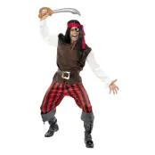 Pirat Skeppskamrat Maskeraddräkt - Medium