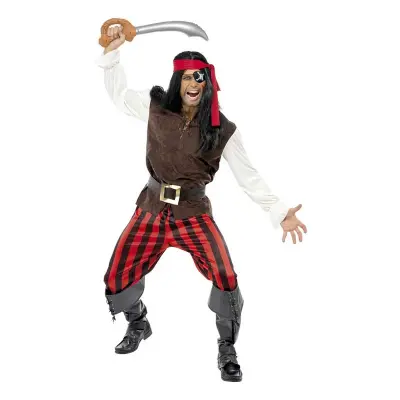 Pirat Skeppskamrat Maskeraddräkt - Medium