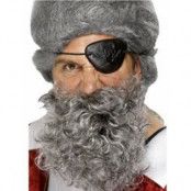 Pirate Beard Grey Mustasch/Skägg