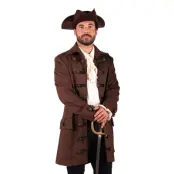 Piratjacka Mörkbrun Herr Deluxe - Medium