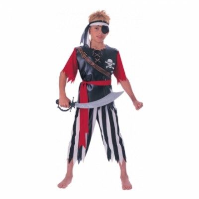 Piratkung Barn Maskeraddräkt - Small