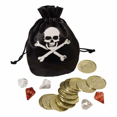 Piratpåse med Guldmynt