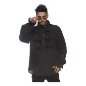 Piratskjorta Herr Svart - Large