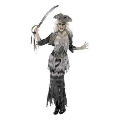 Pirattjej Halloween Maskeraddräkt - Small