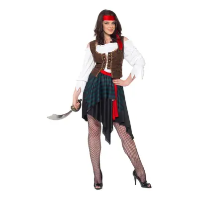 Pirattjej Maskeraddräkt - Large