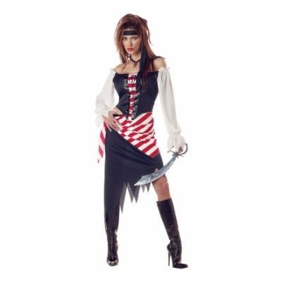 Ruby Den Vackra Piraten Maskeraddräkt - Small