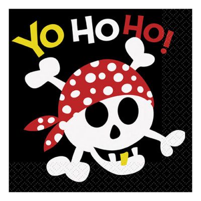 Servetter Piratkalas - 16-pack