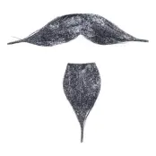 Skägg&Mustasch Silver