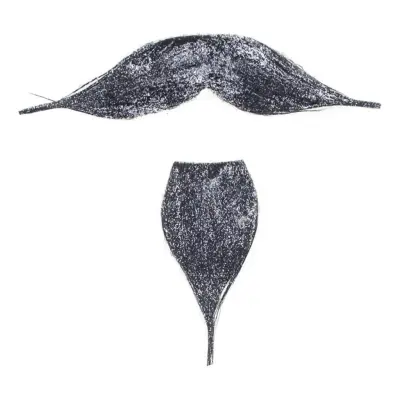 Skägg&Mustasch Silver
