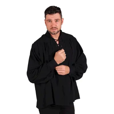 Skjorta Pirat Svart - Large