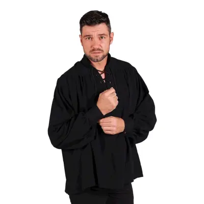 Skjorta Pirat Svart - XXX-Large