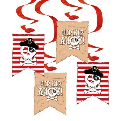 Swirls Pirat Hip Hip Ahoy - 4-pack