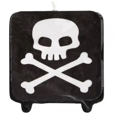 Tårtljus pirat döskalle