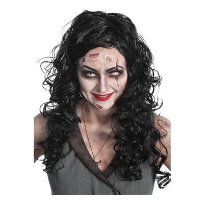 Zombie Pirat Dam Deluxe Peruk - One size