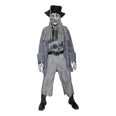 Zombie Pirat Maskeraddräkt - Large