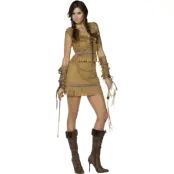 Fever Pocahontas-dräkt vuxen M