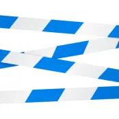 Avspärrningsband Blå/Vit Polis