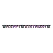 Bokstavsgirlang Polis Happy Birthday