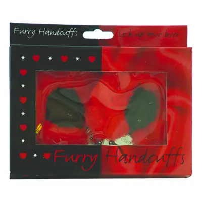 Handbojor med Fluff Röd