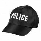 Keps Police Svart - One size