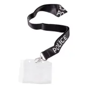 Nyckelband Police med ID-fodral