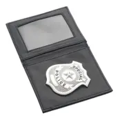 Plånbok Med Polisbricka