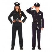 Polis Officer Teen Maskeraddräkt - One size
