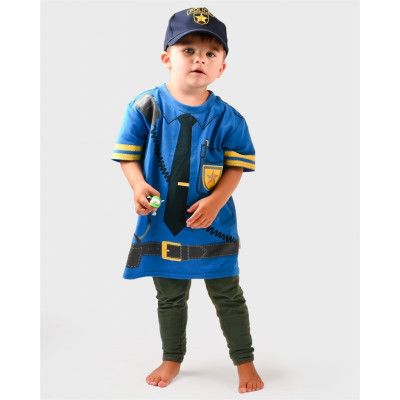 Polis T-shirt 110-116cl - Den goda fen -  Leksaksaffären