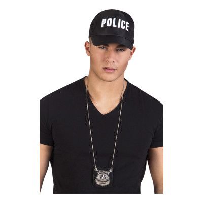 Polisbricka i Halsband