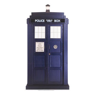 Telefonkiosk Polis Kartongfigur