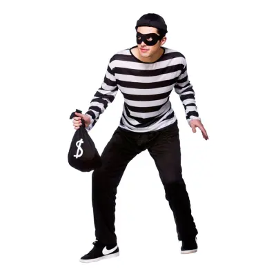 Tjuv Maskeraddräkt - X-Large