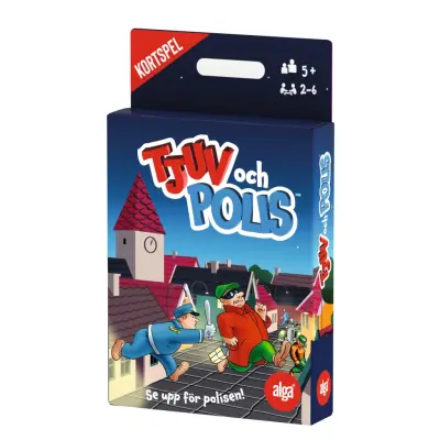 Tjuv och polis Kortspel SE - Alga -  Leksaksaffären